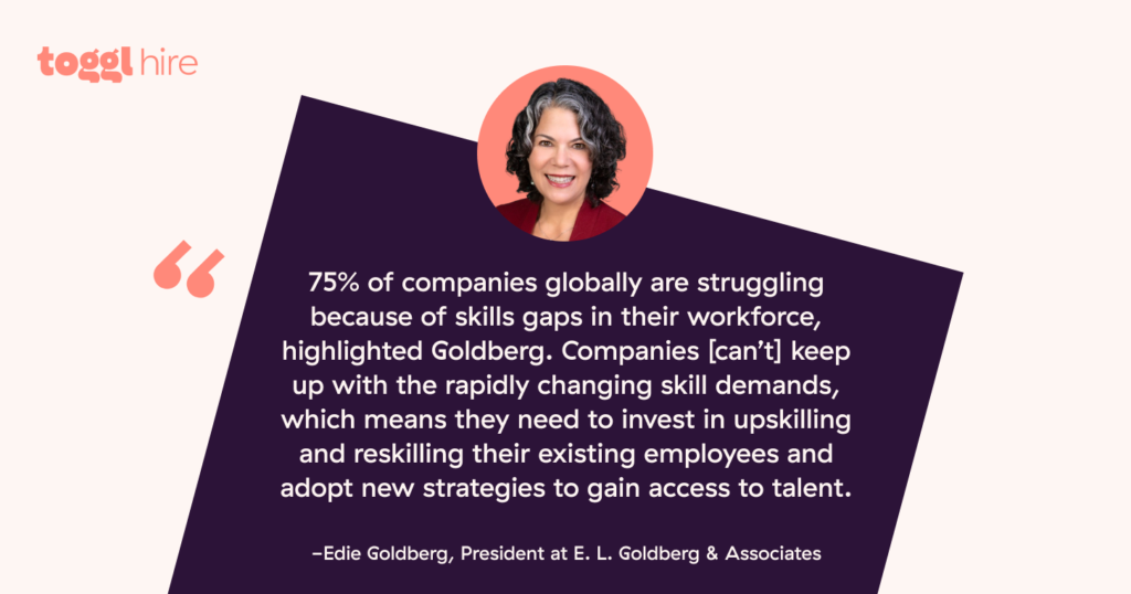 Edie Goldberg tech hiring trends