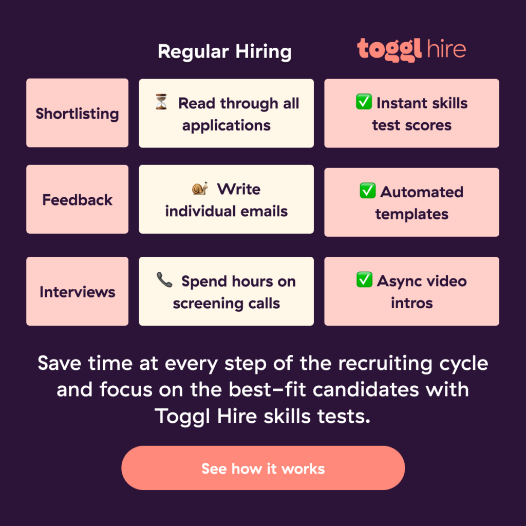 Benefits of skills-based hiring