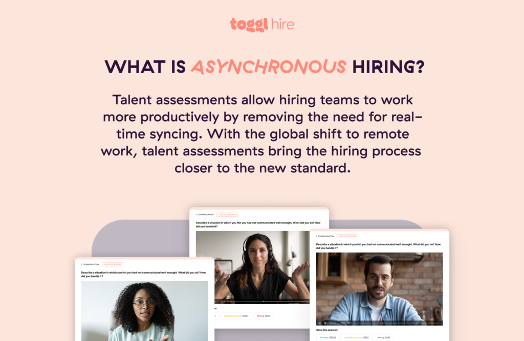 What is asynchronous hiring?