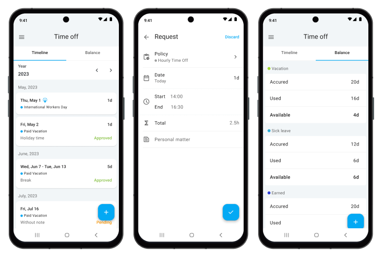 Clockify Android app