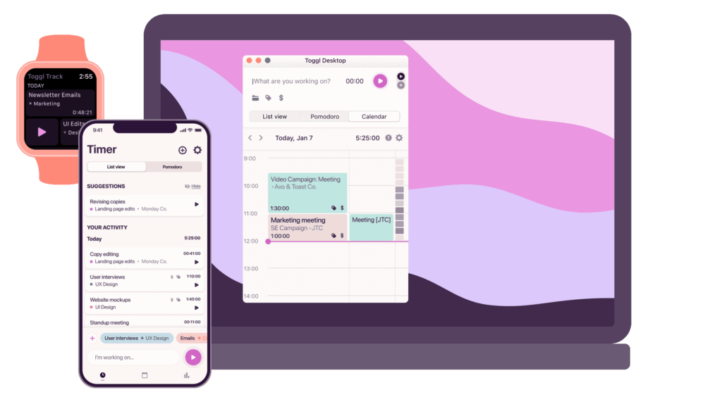 Toggl Track Android app