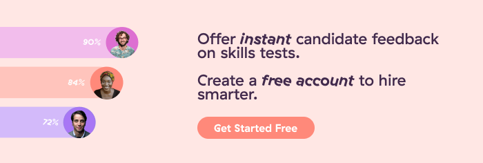 Offer instant candidate feedback