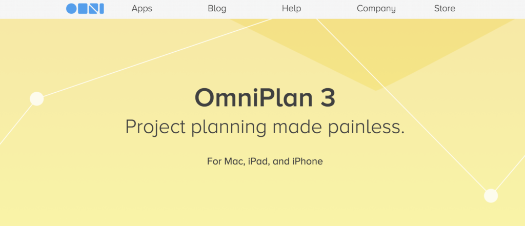 Omniplan - Gantt chart software for Mac