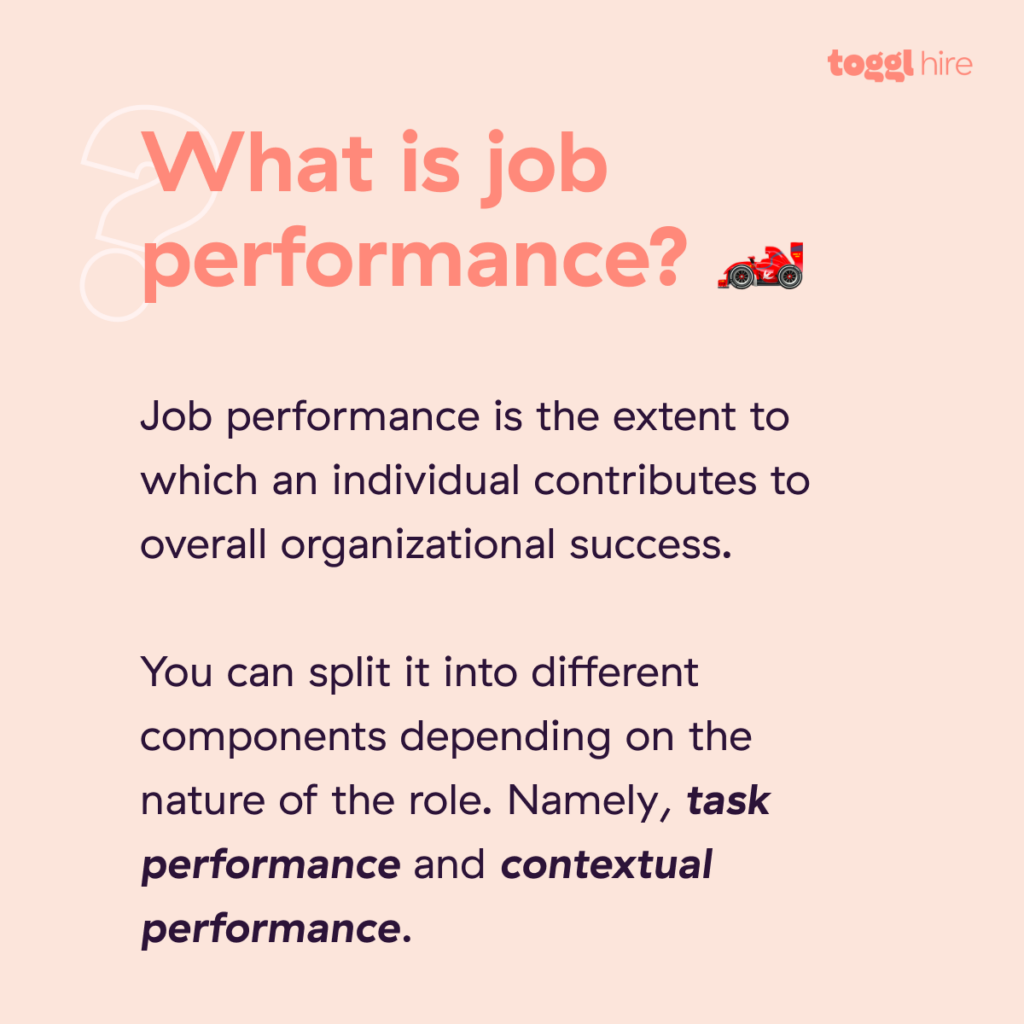 What is job performance